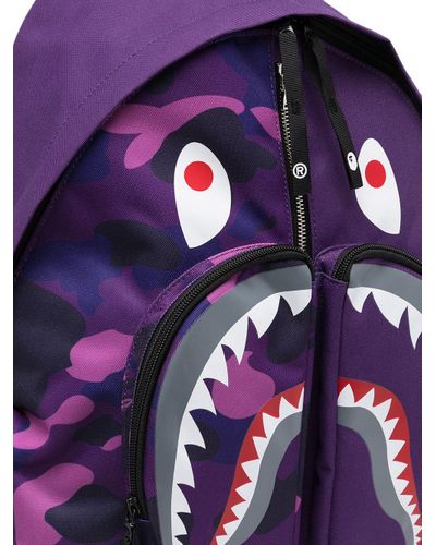 bape backpack purple