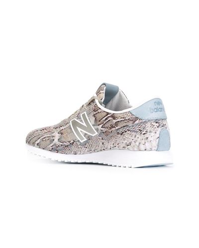 New Balance Snakeskin Print Trainers in 
