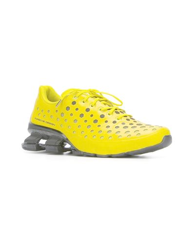 adidas Originals Leather 'porsche Design Sports' Sneakers in Yellow \u0026  Orange (Yellow) for Men - Lyst