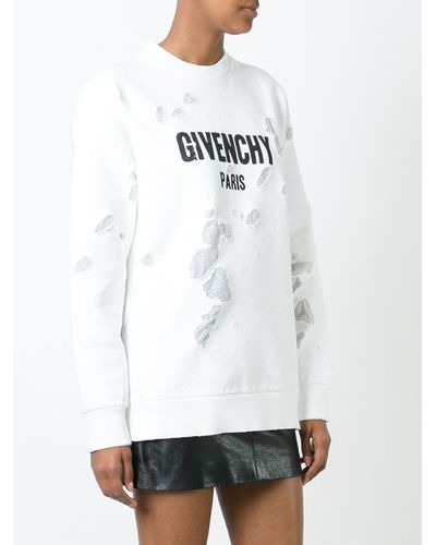 white givenchy sweatshirt