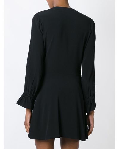 IRO Nalita Cotton-Blend Mini Dress in Black - Lyst