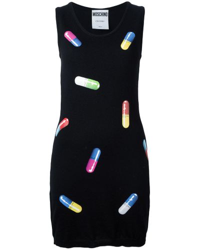 moschino pill dress