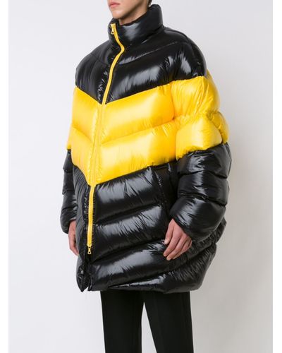 raf simons oversized padded coat