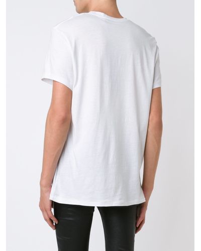 Haider Ackermann Cotton Crew Neck T-shirt in White for Men - Lyst