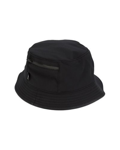 Stone Island Bucket Hat in Black for Men | Lyst