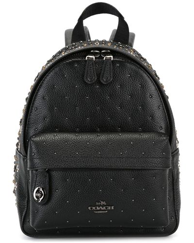 black coach mini backpack
