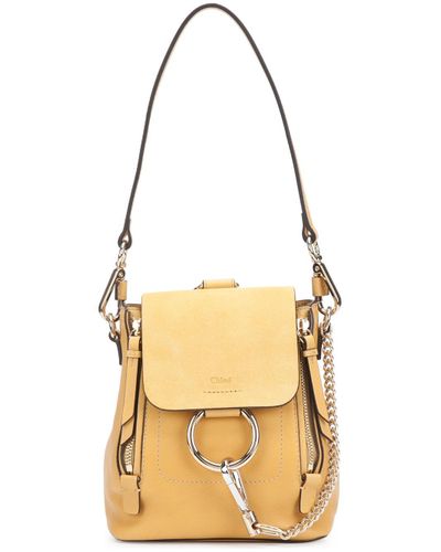 chloe faye backpack green
