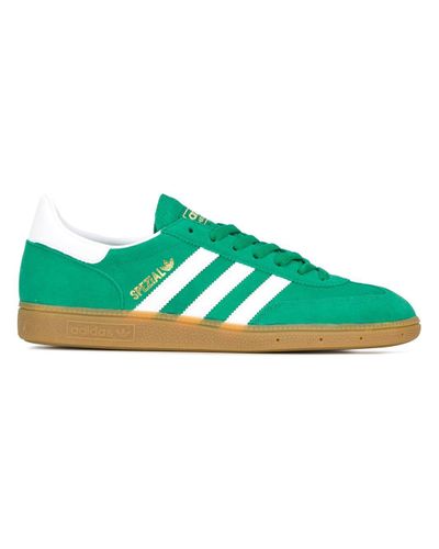 green and white adidas spezial