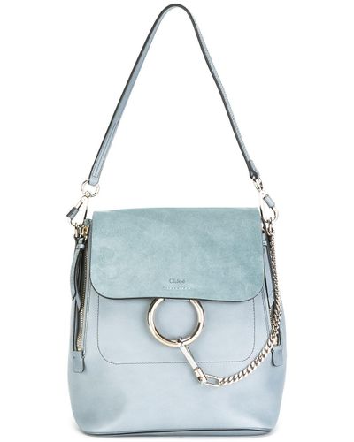 chloe faye backpack blue