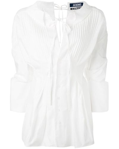 jacquemus white blouse