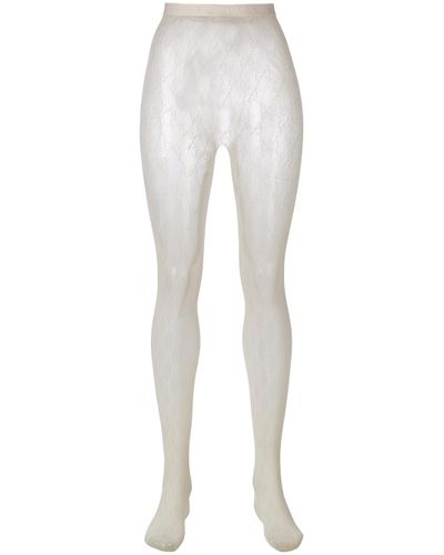 white gg tights