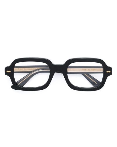 Gucci Thick Rimmed Glasses in Black - Lyst