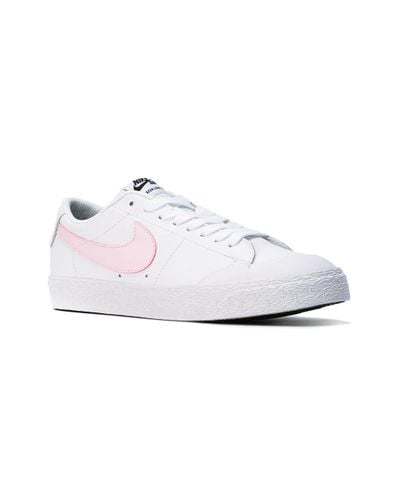 nike sb blazer mid white leather