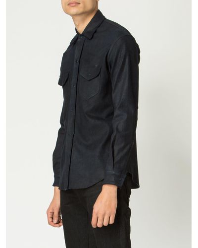 Giorgio Brato Cotton Plain Longsleeved Shirt in Black for Men - Lyst