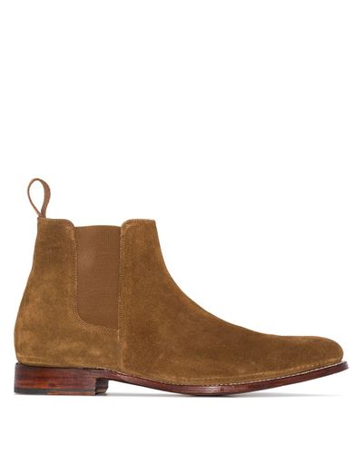grenson declan suede chelsea boots