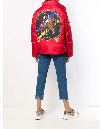 polo red puffer jacket