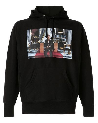 Supreme Cotton Scarface Hoodie in Black for Men - Lyst
