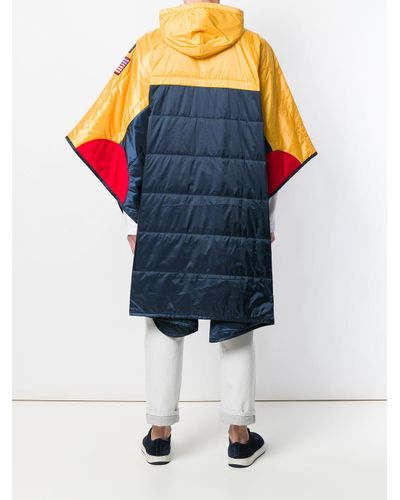 snow beach poncho