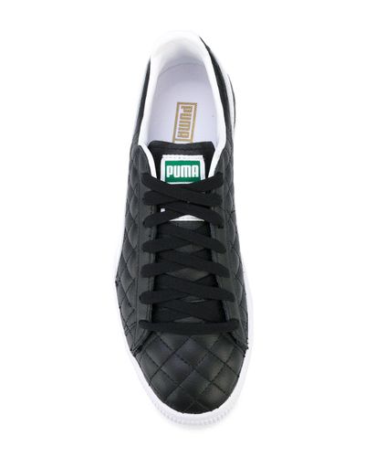puma quilted black