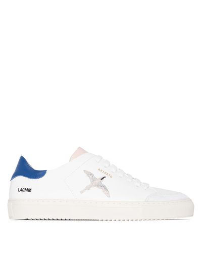 Axel Arigato White Clean 90 Triple Bee Bird Leather Sneakers - Lyst