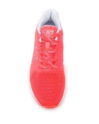 EA7 Rubber Low Top Sneakers in Pink - Lyst