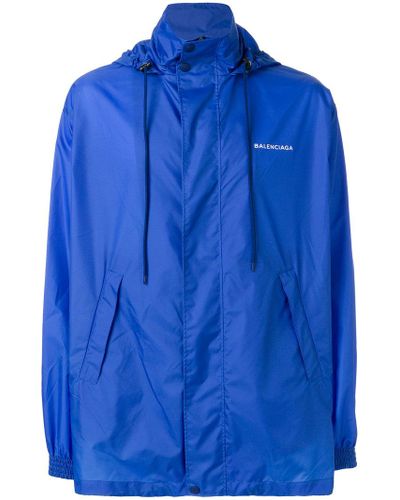 balenciaga blue windbreaker