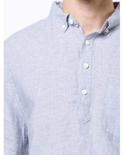 Onia Linen Josh Pullover Short Sleeve 