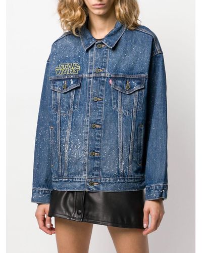Levi's X Star Wars Denim Jacket in Blue | Lyst
