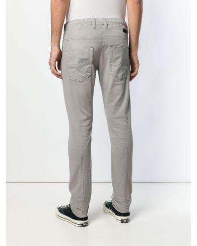 DIESEL Denim Krooley joggjeans 0670m in Grey (Gray) for Men | Lyst