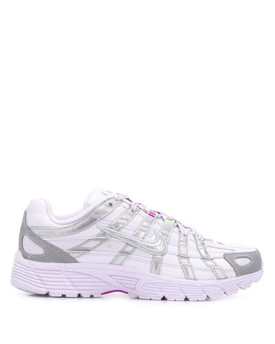 Nike Leather Lilac And Silver P-6000 Trainers in Purple | Lyst