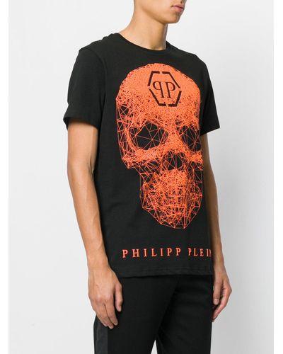 philipp plein black skull t shirt