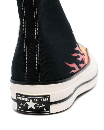 Zapatillas altas Chuck 70 con llamas estampadas Converse de Algodón de  color Negro | Lyst