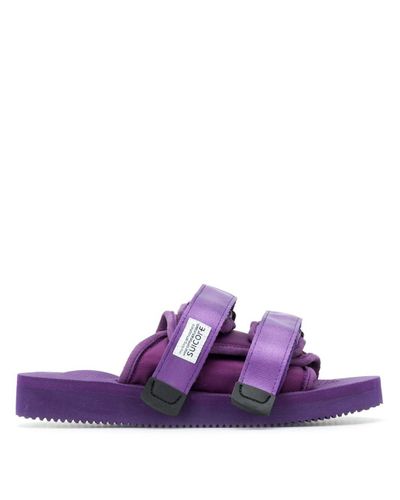 purple suicoke sliders