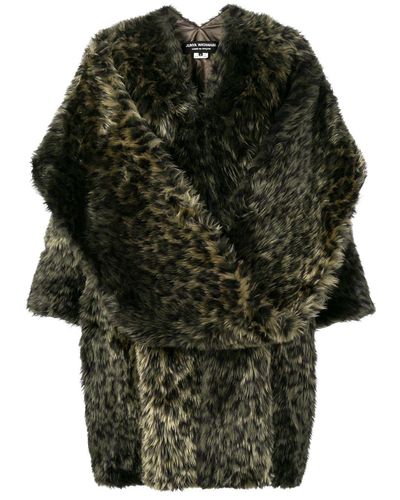 junya watanabe leopard coat