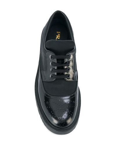 chunky soled brogues