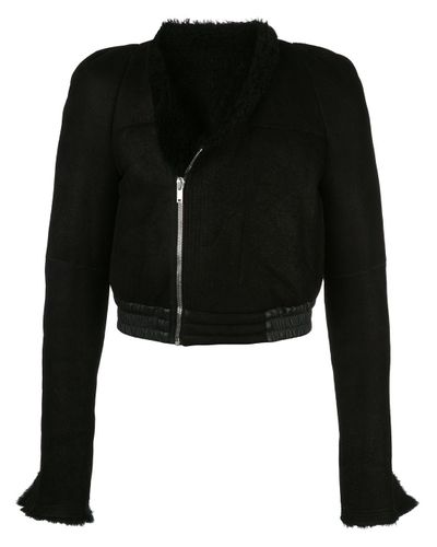 rick owens larry fur jacket