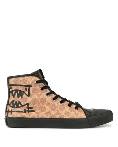 coach high top sneakers for men
