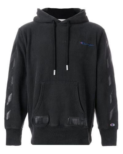 off white x champion hoodie price