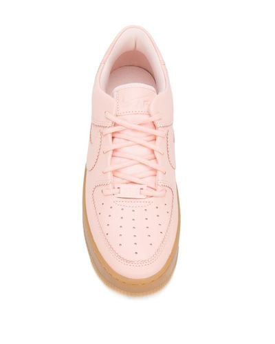 Nike Leather Air Force 1 Sage Low Lx Sneakers in Pink - Lyst