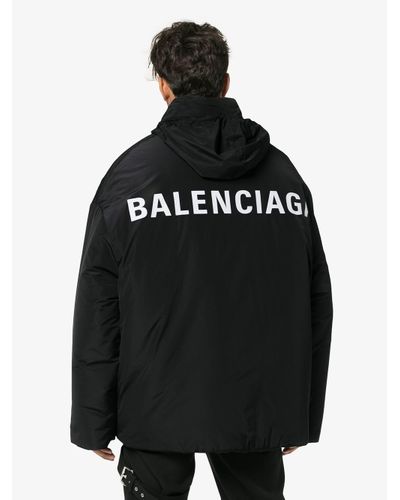 balenciaga logo windbreaker
