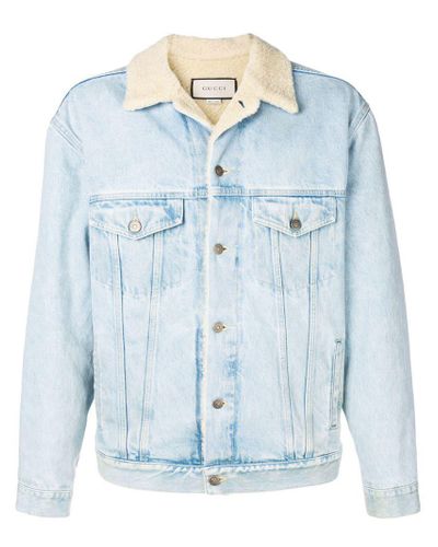 Giacca denim Paramount da Uomo di Gucci in Blu | Lyst