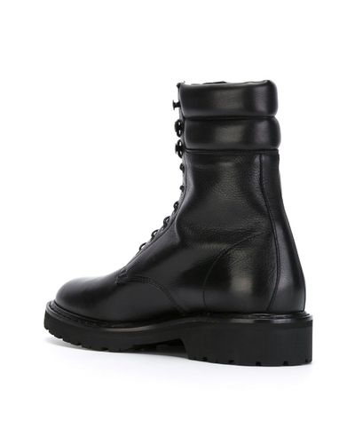 saint laurent paris combat boot