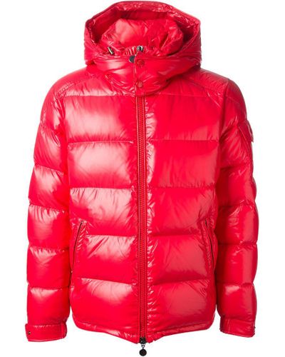 Moncler 'maya' Padded Jacket in Red for Men - Lyst