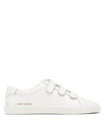 saint laurent andy sneaker white