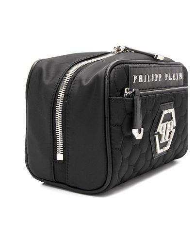 Neceser con logo en el frente Philipp Plein de hombre de color Negro | Lyst