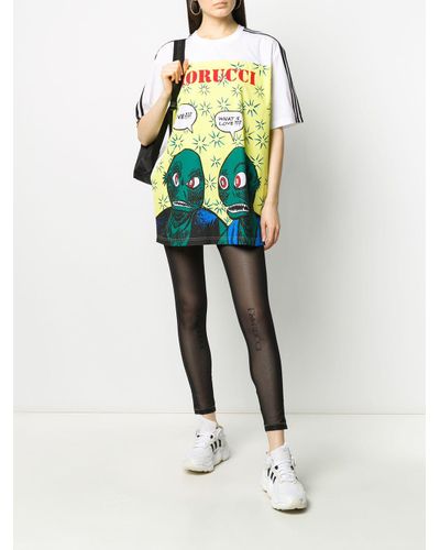 Fiorucci X Adidas Sheer leggings in Black | Lyst
