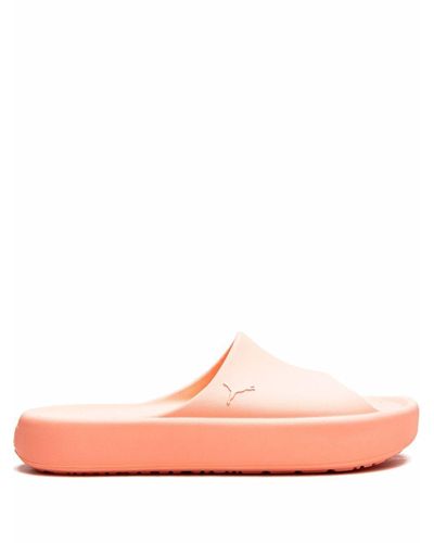 PUMA Shibui Cat Slides in Orange for Men - Lyst