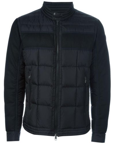 Moncler Wool 'gard' Jacket in Black for Men - Lyst