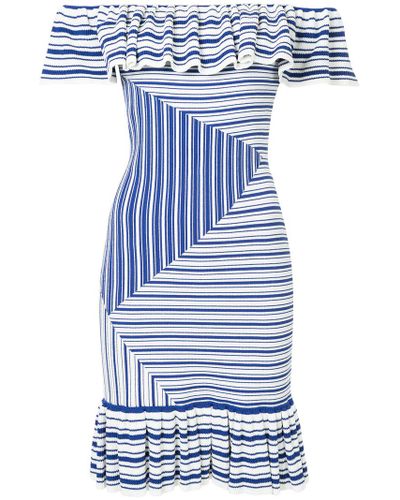 Rebecca Vallance Synthetic Corsica Mini Dress In White Lyst