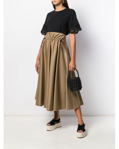 Golden Goose Deluxe Brand Synthetic Drawstring High-waist Skirt - Lyst